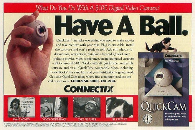 Un Voyage dans l’Histoire de la Connectix QuickCam : Découverte d’une Révolution Technologique